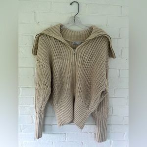 Thick Zara zip up sweater size M